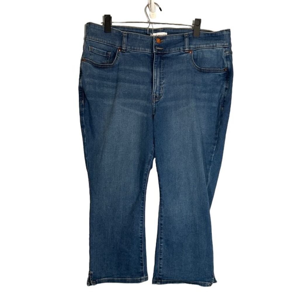 Lane Bryant Blue High Rise Skinny Cotton Blend Denim Jeans Women Sz 18